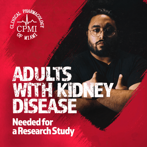 Man standing with arms crossed, Adults with kidney disease are needed for clinical research
